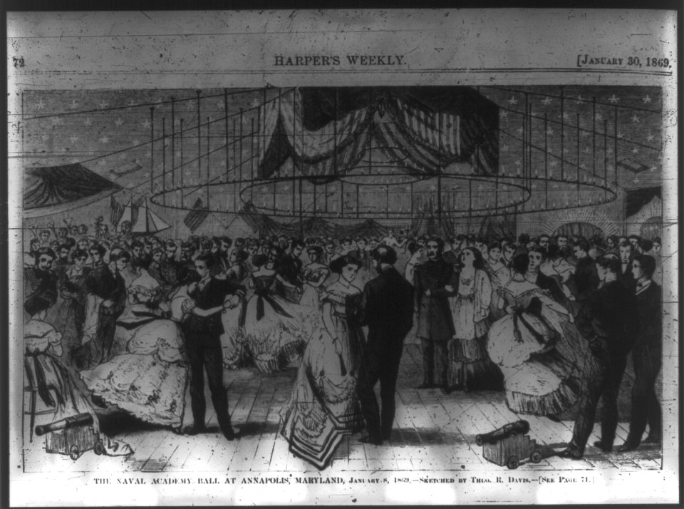 The Naval Academy Ball at Annapolis, Maryland, January 8, 1869 LCCN2006684302