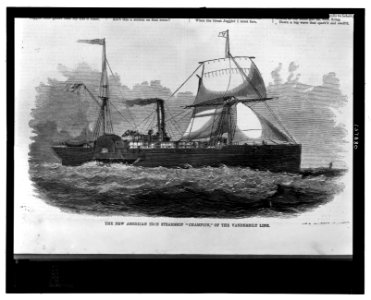 The new American iron steamship Champion, of the Vanderbilt line LCCN2008676715