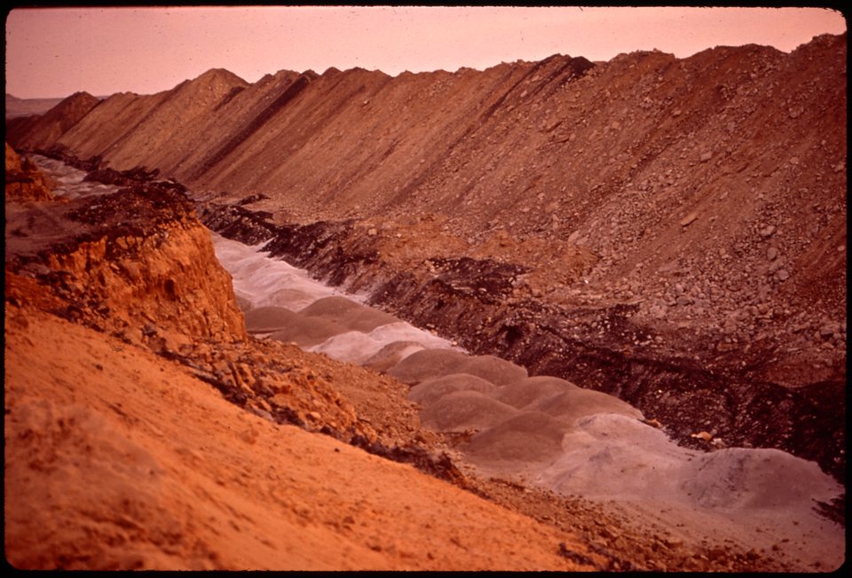 The Navajo Mine of the Utah Construction and Mining Company. Desolate Landscape Is a Characteristic Result of Strip Mining 06-1972 (4266496390)