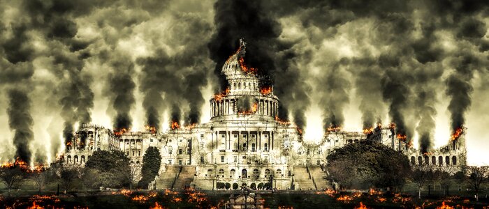 Capital building washington dc apocalypse