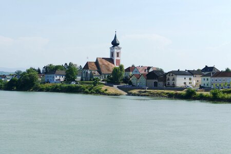 Danube valley panorama landscape photo