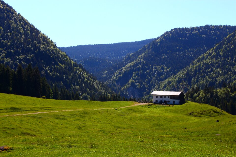 Austria hut panorama