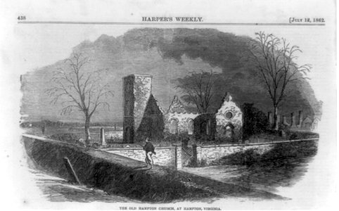 The Old Hampton Church, at Hampton, Virginia LCCN91796472