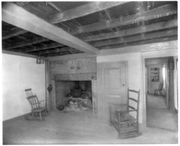 The Old Kitchen in Cottage of John & Abigail Adams LCCN2004682098