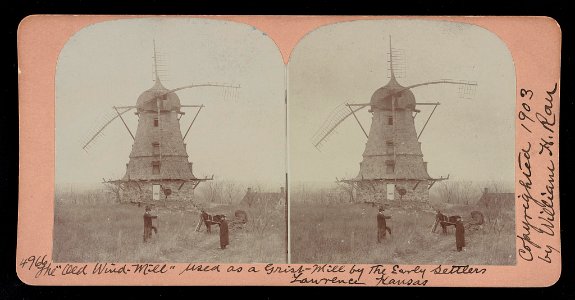 The Old Windmill in Lawrence, Kansas