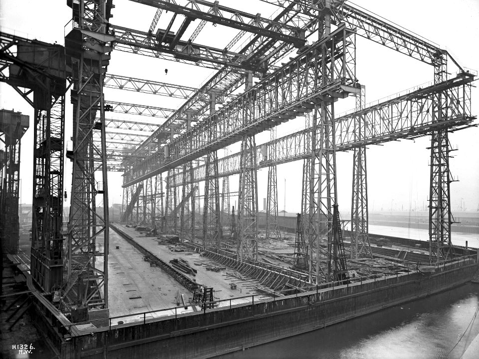 The Olympic's Keel, laid 1st January, 1909, Fig 22 (The Shipbuilder special numbers Olympic)