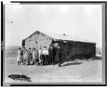 The only remaining sod school house in Decatur County, Kansas LCCN95501342