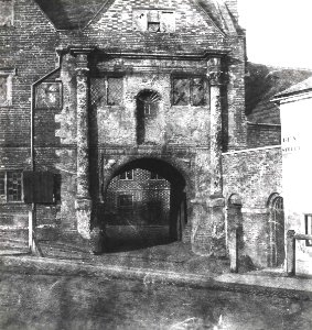 The Oracle gateway, c. 1845 photo