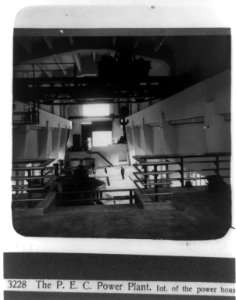 The P.E.C. (Palestine Electric Corporation) Power Plant- Interior of the power house LCCN2003653595