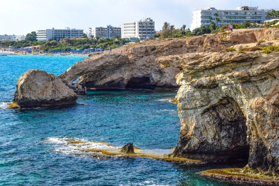 Sea caves erosion nature photo