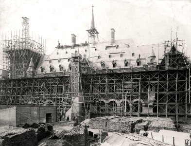 The Peace Palace under construction The Hague