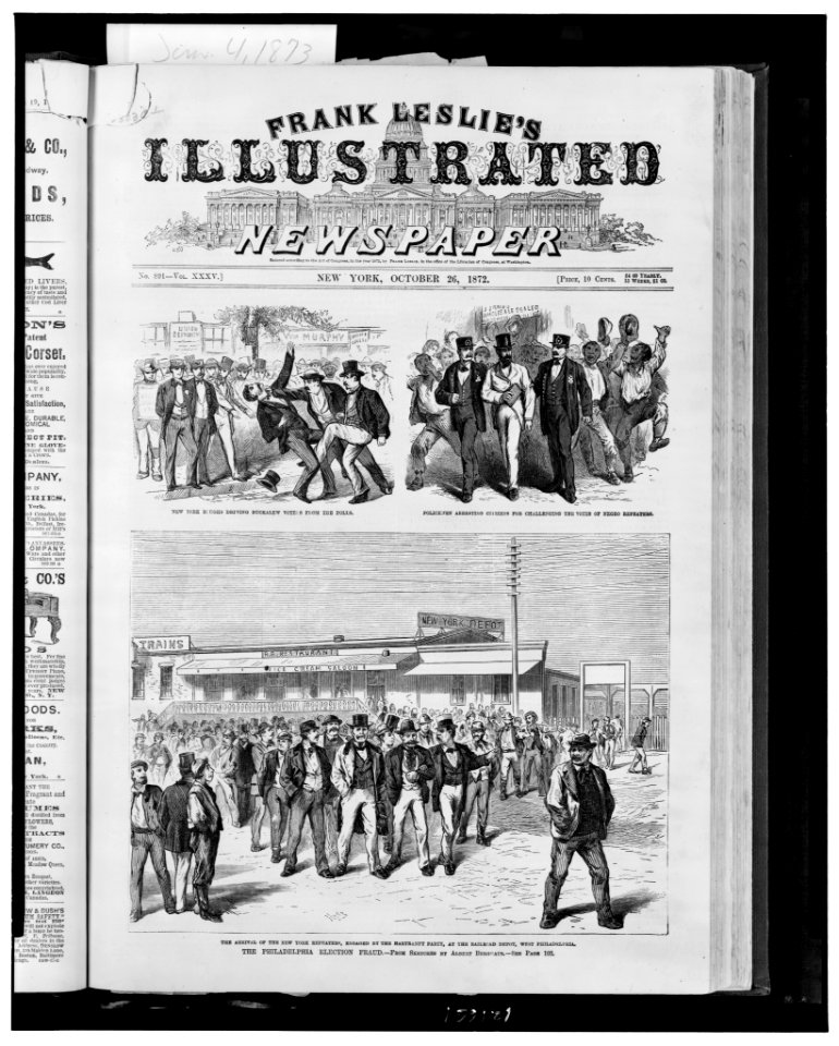 The Philadelphia election fraud - from sketches by Albert Berghaus. LCCN98511386