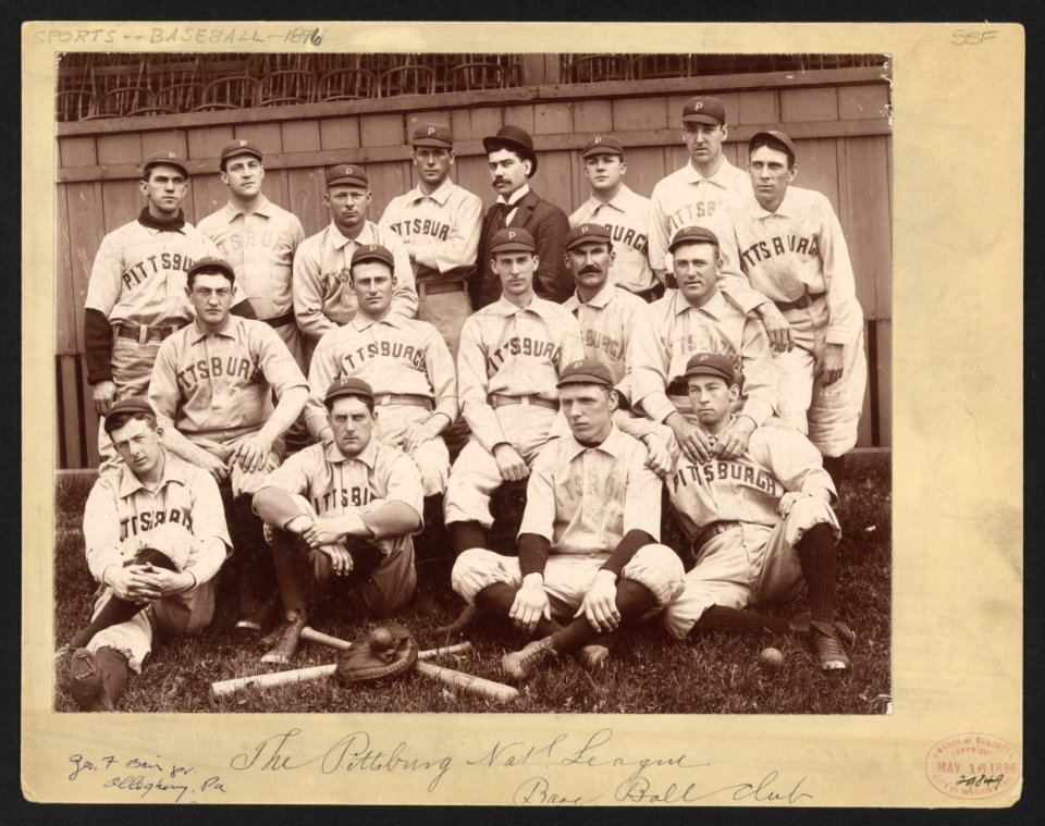 The Pittsburg(h) natl. league base ball club LCCN2008677261