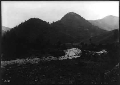 The Pigeon River flowing from the Balsam Mountain Range, western N.C. LCCN2006675495