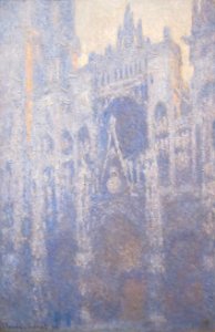 The Portal of Rouen Cathedral in Morning Light, oil on canvas painting by Claude Monet, 1894, Getty Center