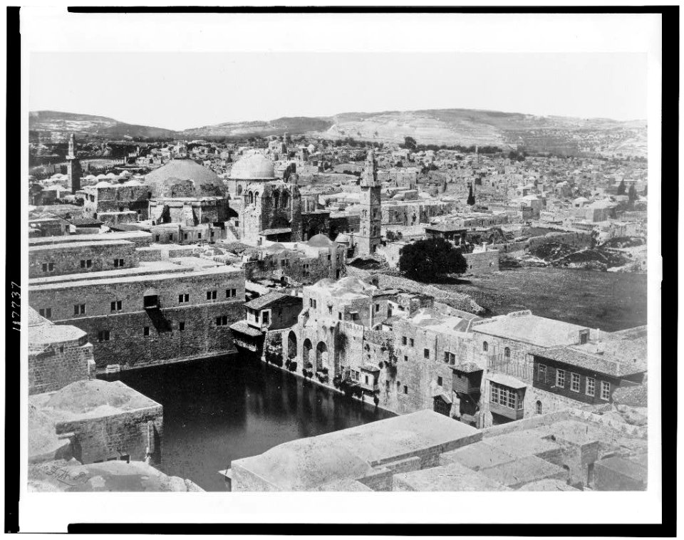 The pool of Hezekiah--Jerusalem. Francis Frith