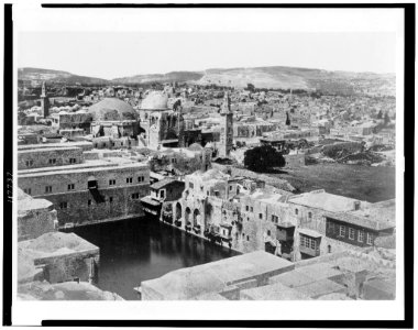 The pool of Hezekiah--Jerusalem. Francis Frith