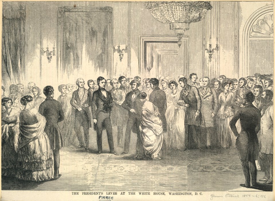 The President's levee at the White House, Washington, D.C. (March 4, 1853) LCCN00650925