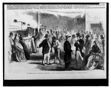 The popular loan to the federal government - scene in the main room of the Assay Office, Wall Street, New York LCCN2003668330