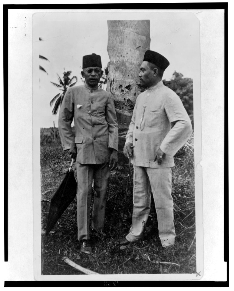 The present sultan and Haji (sic) Butu - he has since been elected senator from Sulu of the Philipp(...) LCCN2002719382