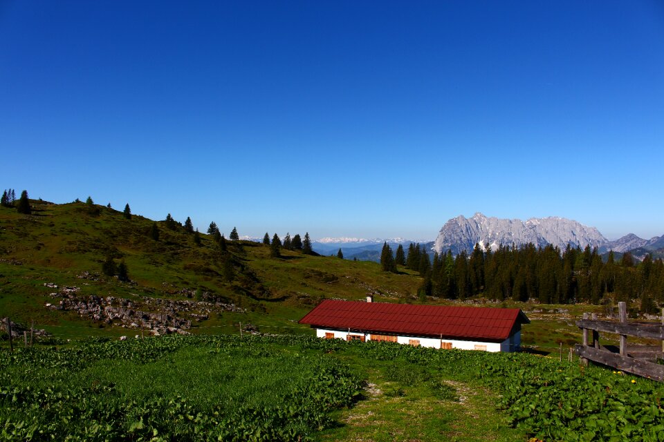 Mountain mountain landscape mountain hut