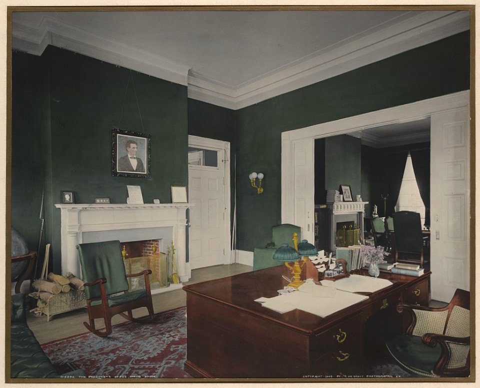 The President's office, White House LCCN2006680304
