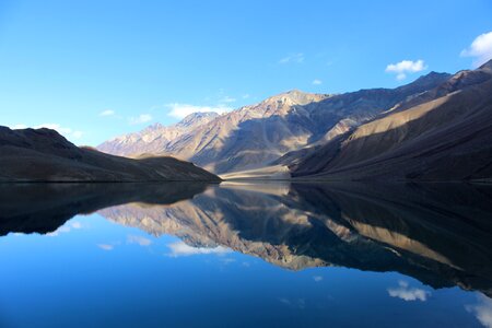 Mountain travel chandratal lake