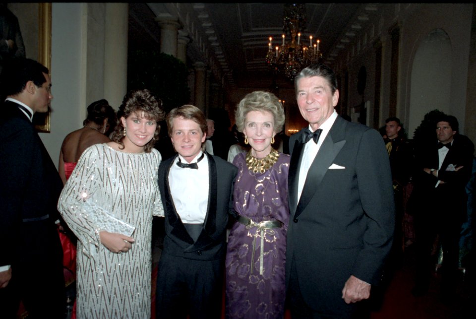 The Reagans with Michael J. Fox and Nancy McKeon