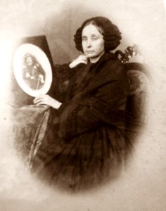 The Queen Maria Teresa of Hapsburg-Teschen, widow of Ferdinand II of Bourbon, King of two Sicilies