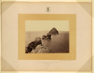 The Pyramid and Domes, Pyramid Lake, Nev. - T.H. O'Sullivan, phot. LCCN98503891