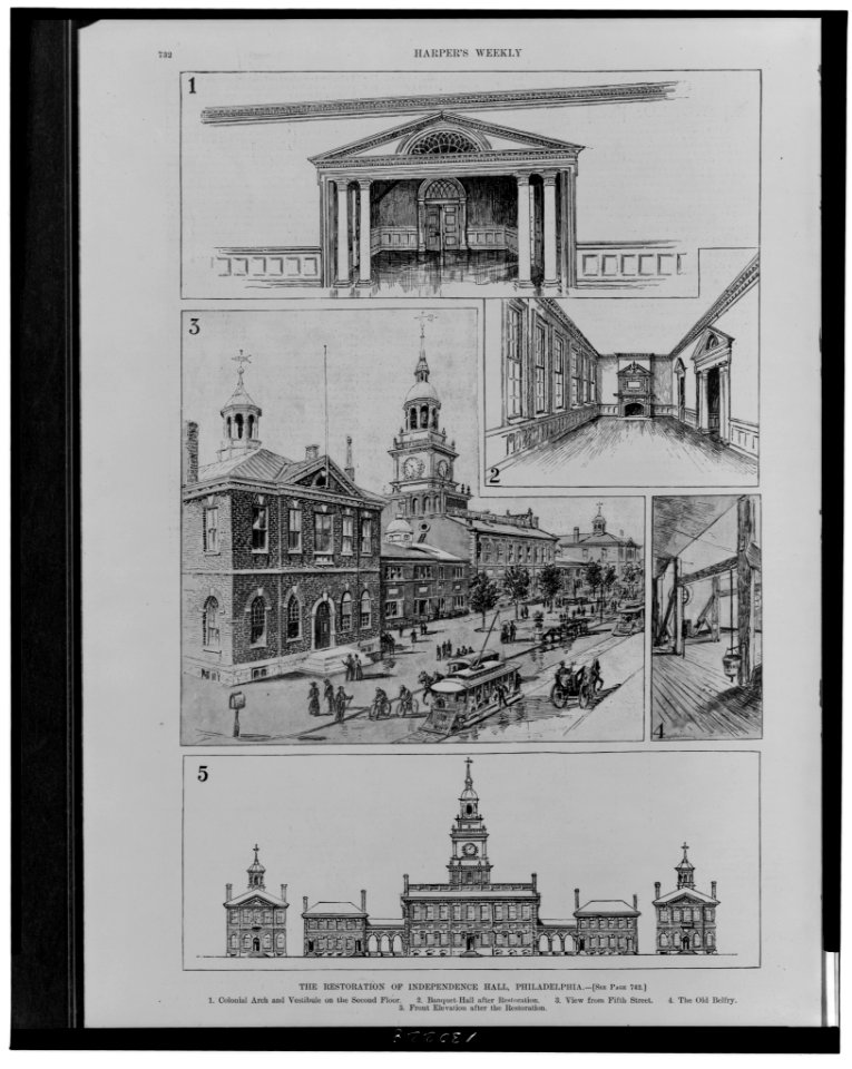 The restoration of Independence Hall, Philadelphia LCCN2001700333
