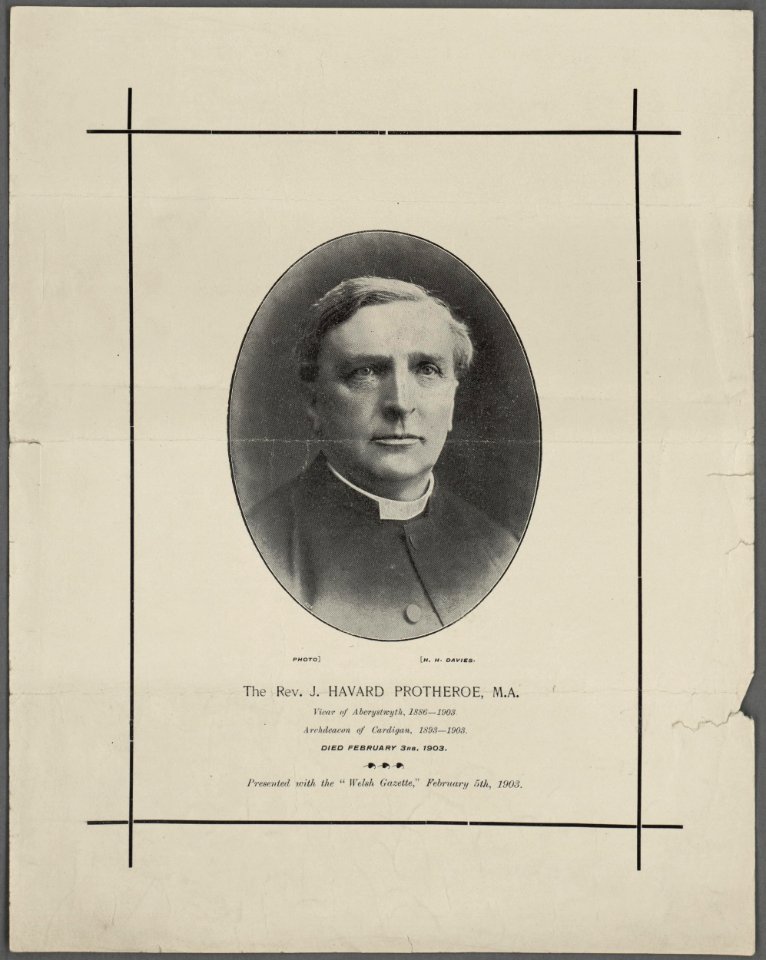 The Rev. J. Havard Protheroe, M.A Vicar of Aberystwyth, 1886-1903 (5292140)