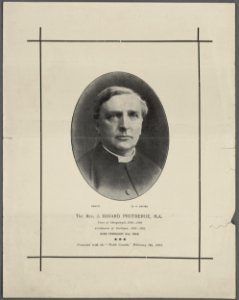 The Rev. J. Havard Protheroe, M.A Vicar of Aberystwyth, 1886-1903 (5292140)