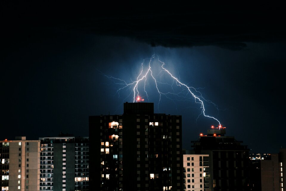 City lights dark