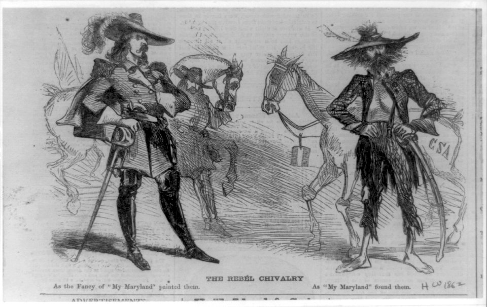 The rebel chivalry as the fancy of My Maryland painted them; as My Maryland found them. LCCN88715908