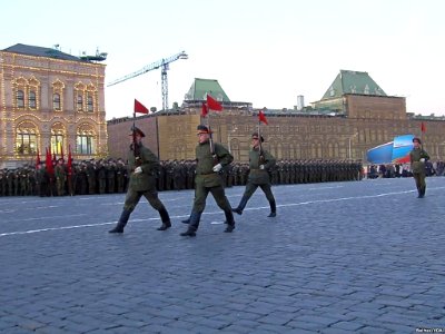 The Red Square parade from VOA