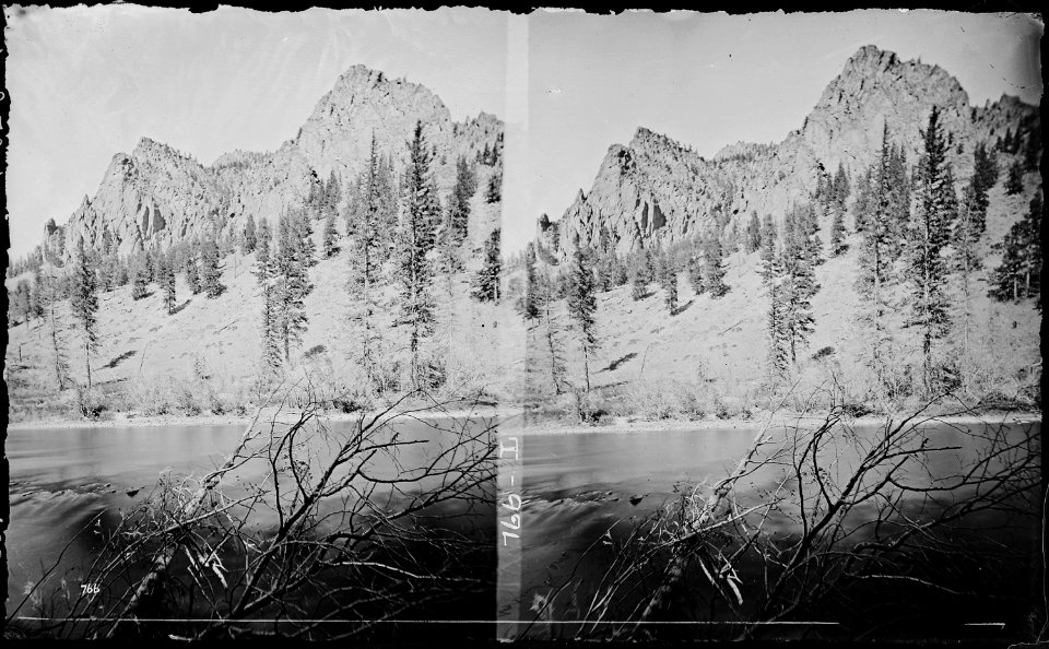 The Rio Grande del Norte, below Wagon Wheel Gap. Creede Quadrangle. Mineral County, Colorado. - NARA - 517565