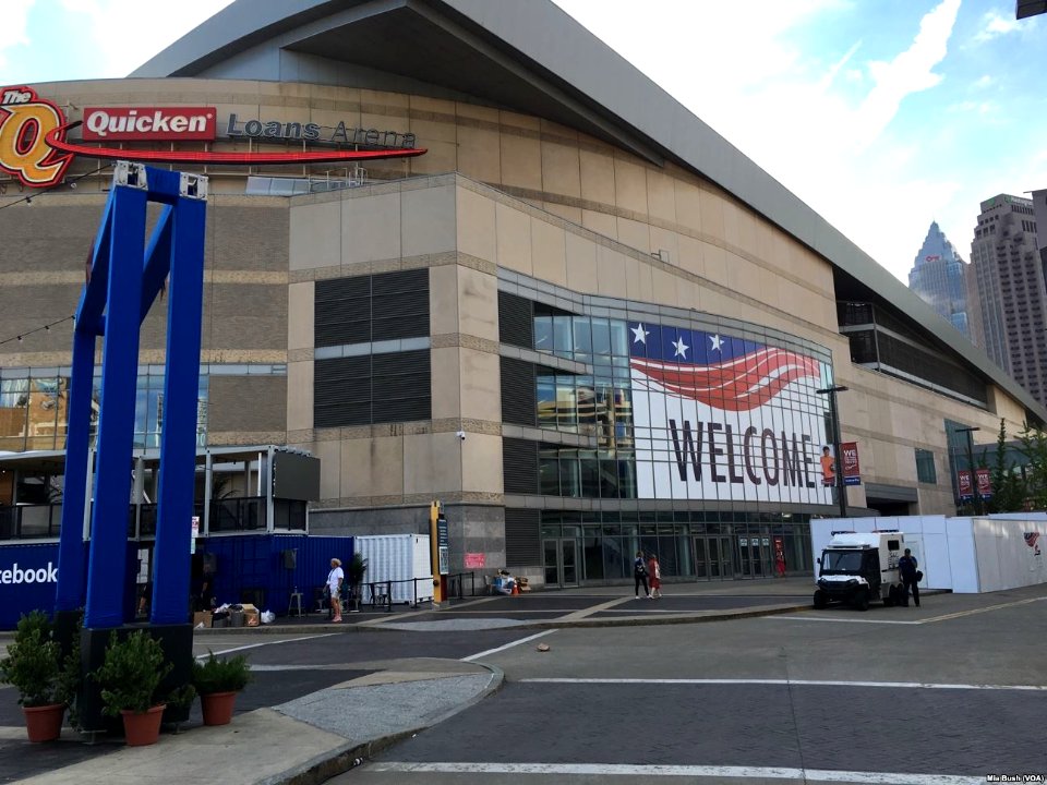 The Republican National Convention is taking place at the Quicken Loans Arena in Cleveland, July 17, 2016