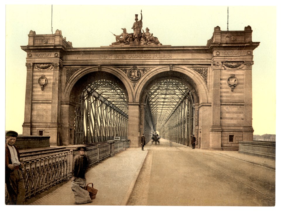 The Rhine Bridge, Mannheim, Baden, Germany-LCCN2002713600
