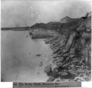 The Rocky Bluffs, Monterey Bay, Near Santa Cruz LCCN2002724152