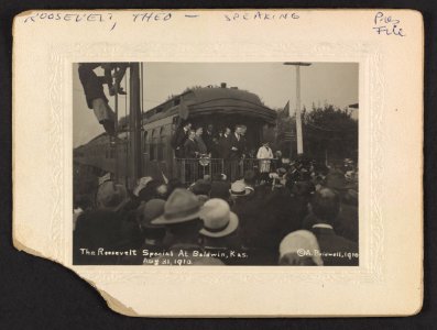 The Roosevelt Special at Baldwin, Kas., Aug. 31, 1910 LCCN2009633790