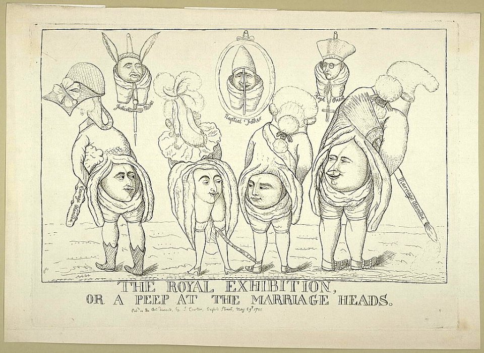 The royal exhibition, or a peep at the marriage heads