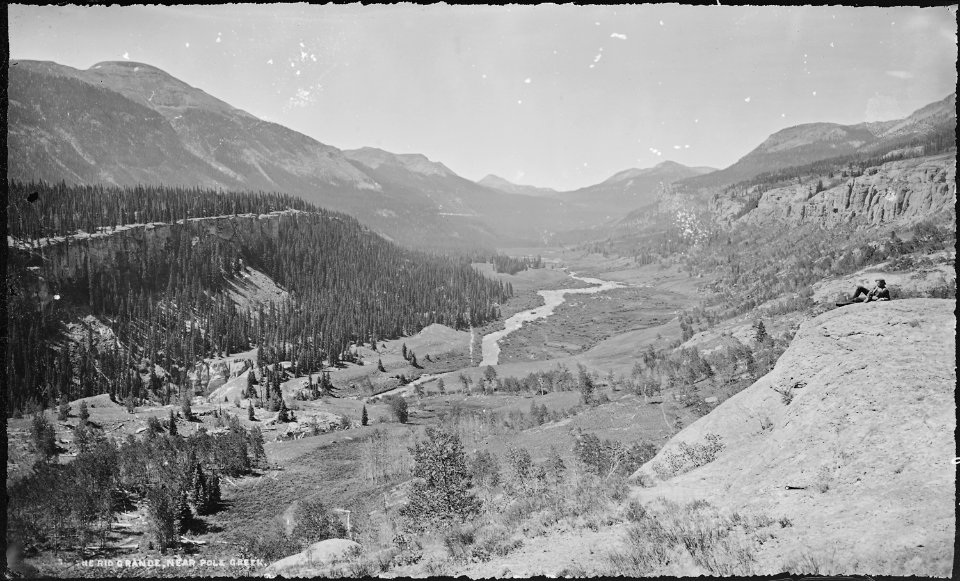 The Rio Grande, near Pole Creek, San Cristobal Quadrangle. Hinsdale County, Colorado. - NARA - 517005