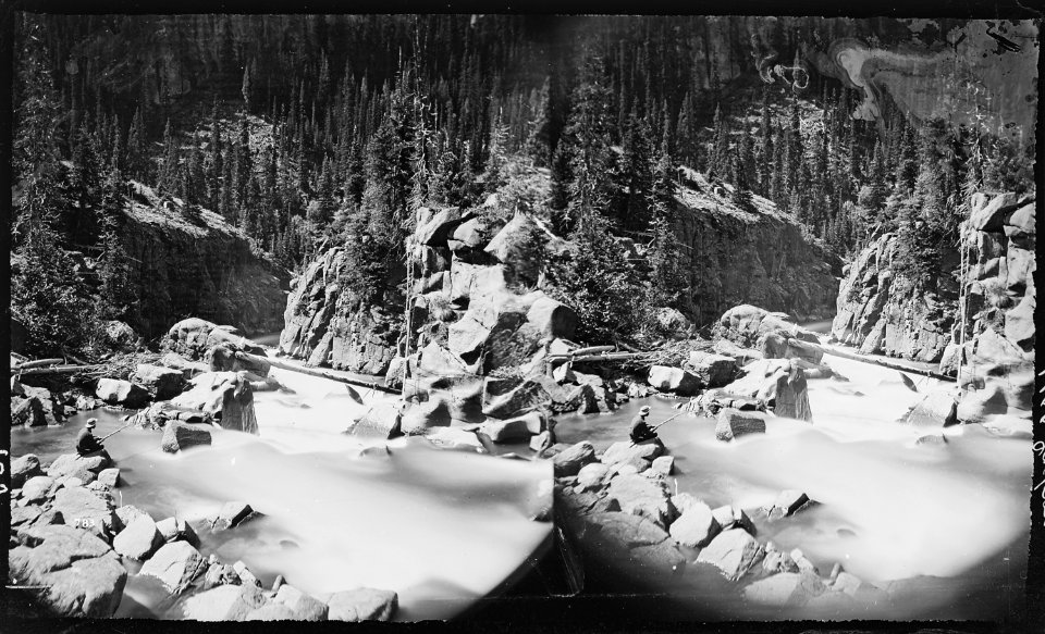 The Rio Grande, near Lost Trail Creek. San Cristobal Quadrangle. Hinsdale County, Colorado. - NARA - 517574