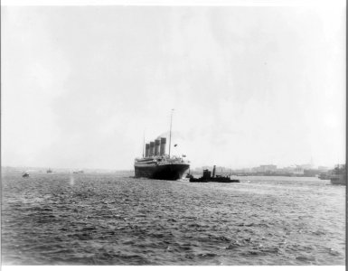 The S.S. OLYMPIC, 1911- Entering New York Harbor LCCN2002721355