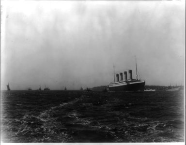 The S.S. OLYMPIC, 1911- Entering the Narrows of New York Harbor LCCN2002721363