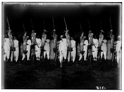 The Samaritan Passover on Mt. Gerizim. The prepared carcasses ready for the oven. LOC matpc.01859