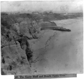 The Sandy Bluff and Beach, Santa Cruz LCCN2002724154 photo