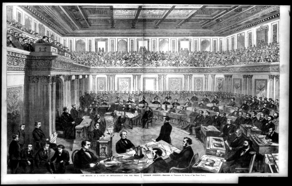 The Senate as a Court of Impeachment for the Trial of Andrew Johnson LCCN2002725328