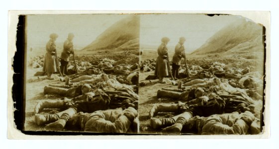 The shattered remains of Russian heroes who were killed near 203 Metre Hill, Port Arthur LCCN2005678323